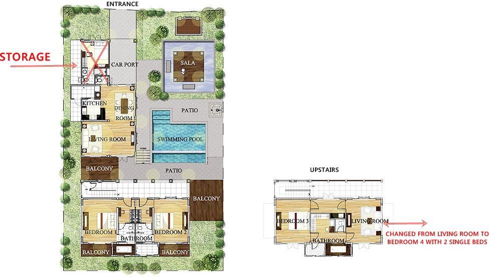 Large 4 Bed Villa Short Walk To Maenam Beach หาดแม่น้ำ ภายนอก รูปภาพ